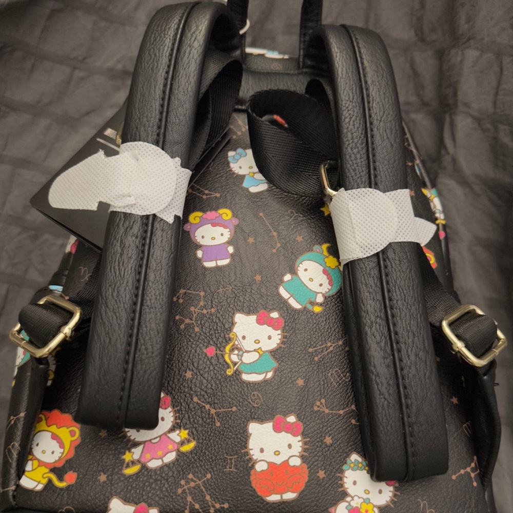 Hello Kitty Black Mini Backpack - Picture 2 of 2